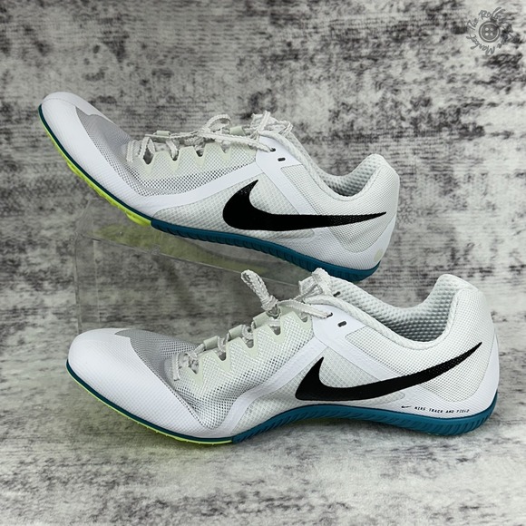 NIB No Lid‎ Nike Zoom Rival Multi Track Spikes White Black Men\'s 14 FZ9664-102 main image 11